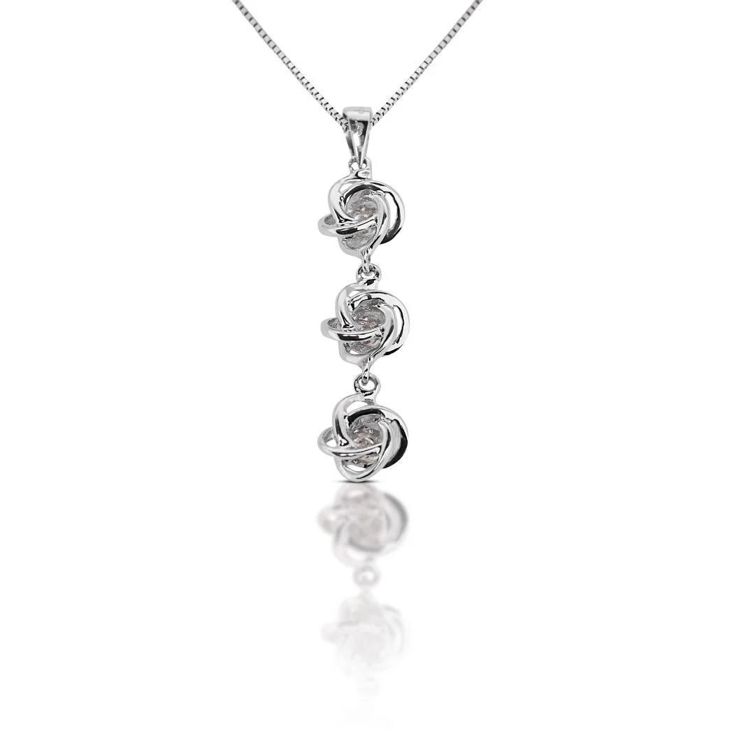 white gold necklace