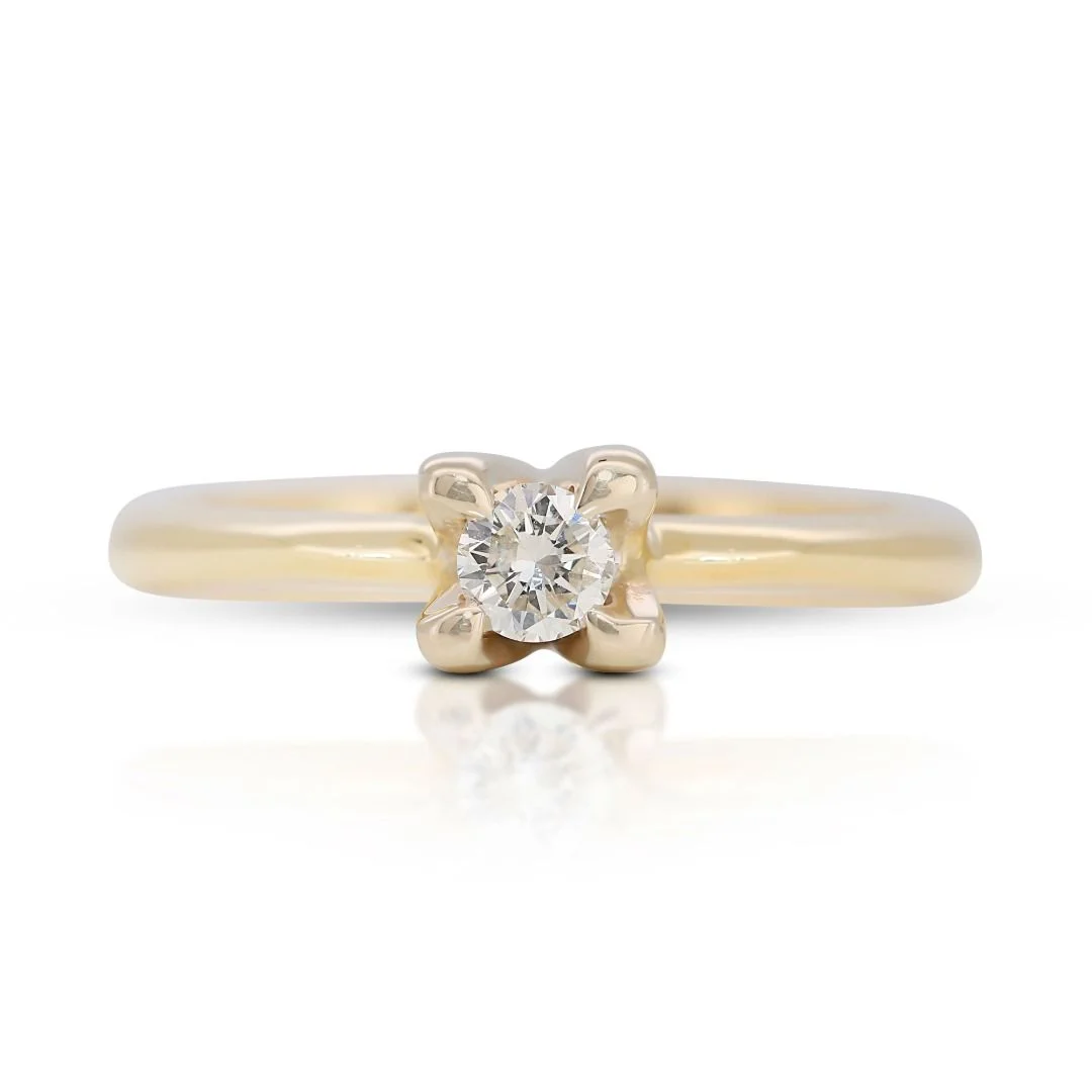 yellow gold ring