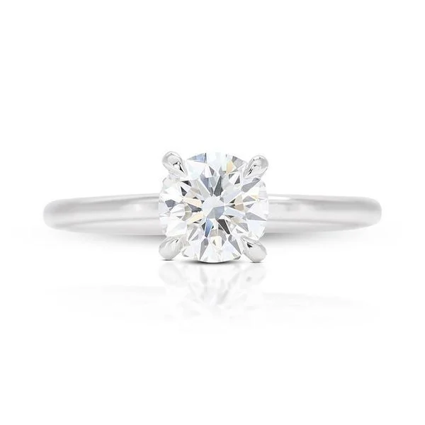 Solitaire Diamond Platinum Ring