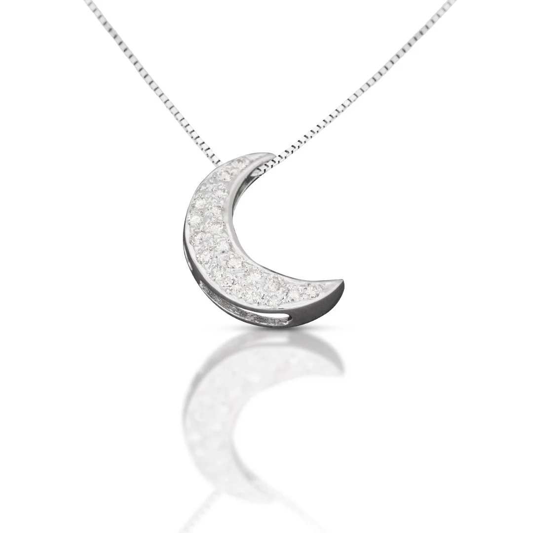 white gold necklace